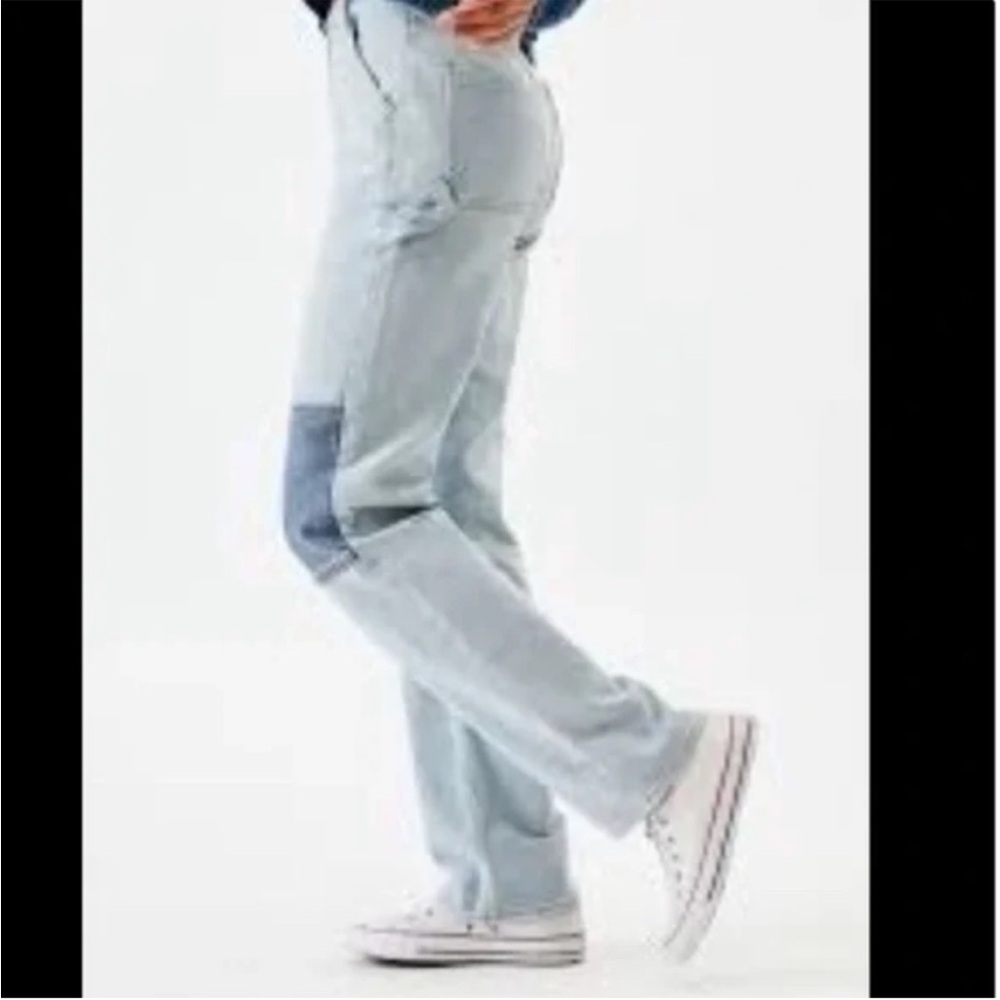 Pac Sun Patchwork Carpenter Jeans 27 - image 4